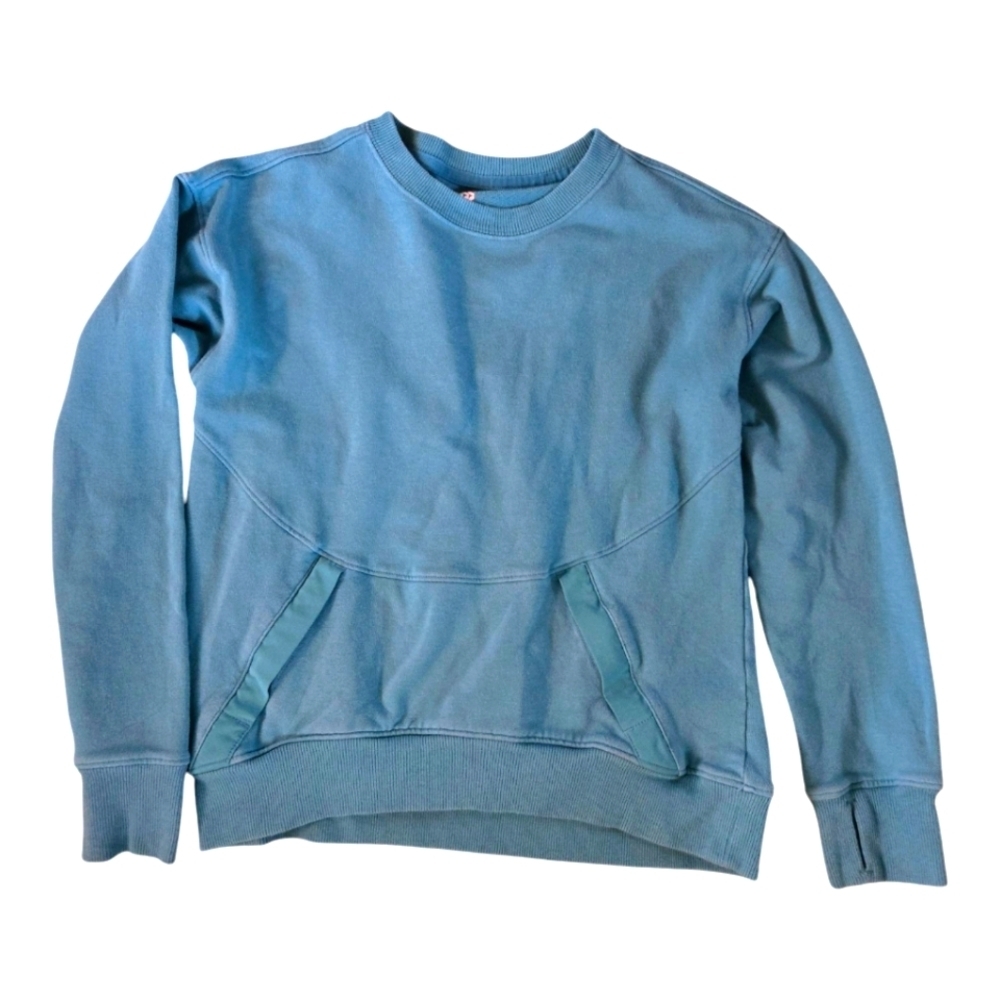 Blue Crewneck Sweatshirt art clsss girls size medium